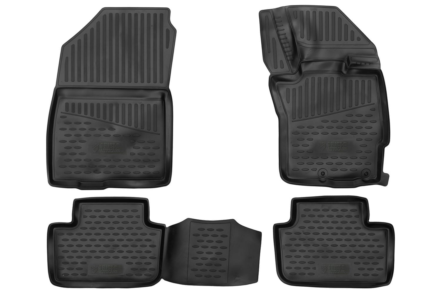3D Rubber Tray Floor Mats Tailored for Mitsubishi ASX 2013->ON | Shield ...