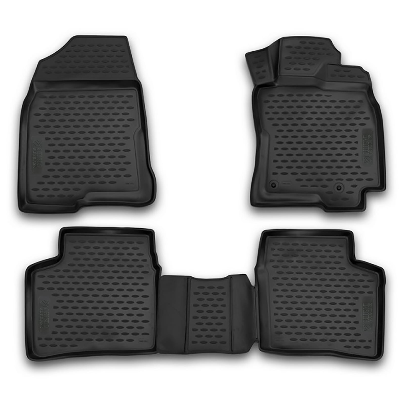 3D Rubber Tray Floor Mats Prius | Care for Shield Toyota Auto 03-09 Tailored